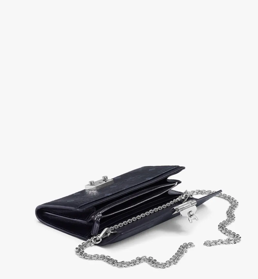 Túi MCM Patricia Crossbody Wallet in Visetos MYL8SPA11BK001 - Ảnh 4