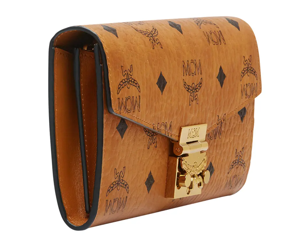 Túi MCM Patricia Crossbody Wallet Visetos 'Cognac' MYLAAPA02CO001 - Ảnh 3
