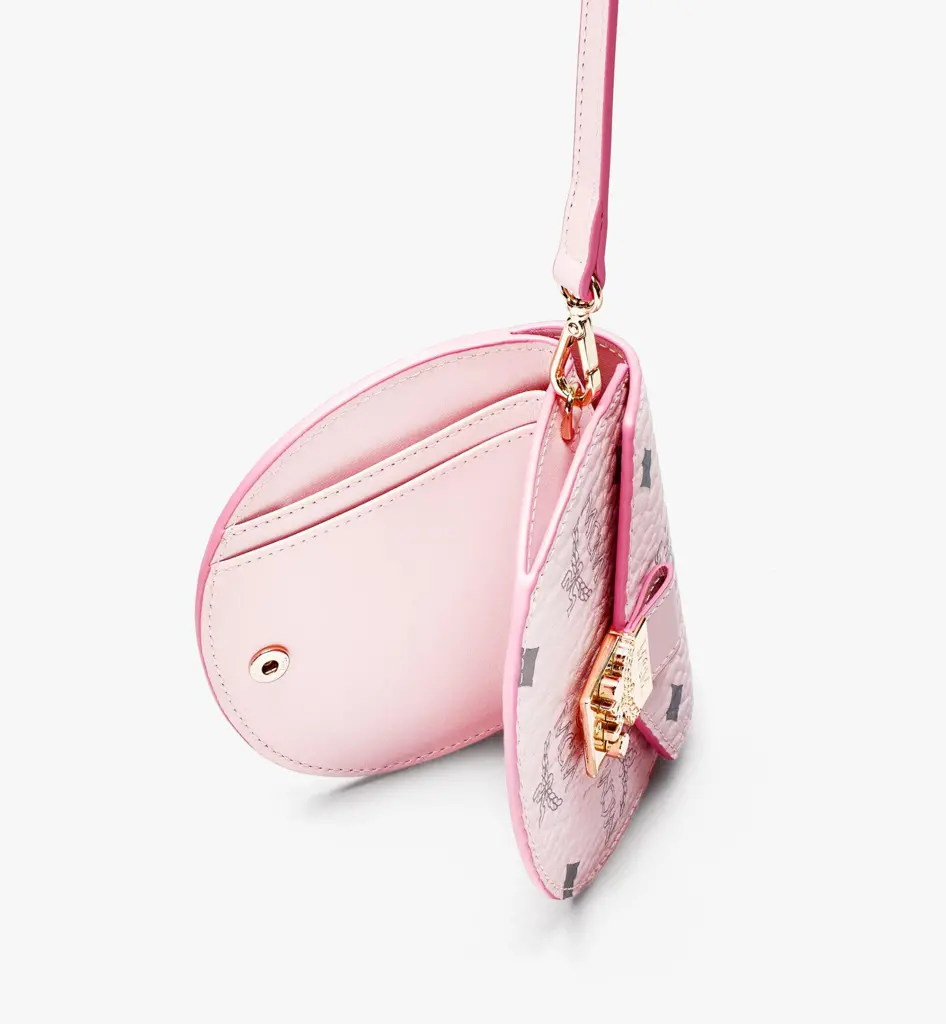 Túi MCM Patricia Round Crossbody Wallet Visetos 'Pink' MYSAAPA03QH001 - Ảnh 4