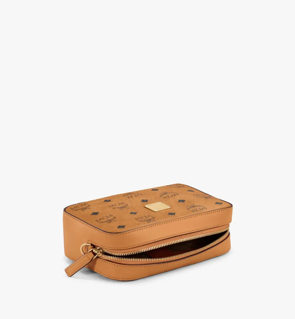 Túi MCM Camera Bag in Visetos Original MYZ9SVI97CO001 - Ảnh 3