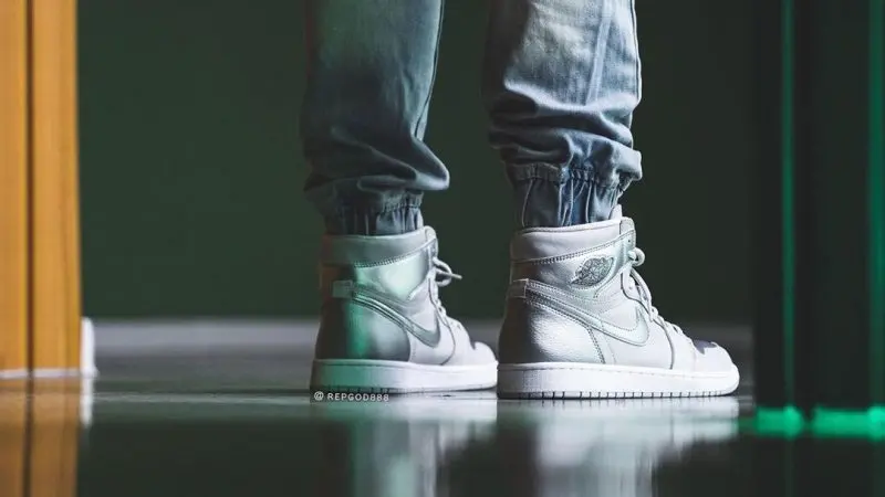 Giày Nike Air Jordan 1 Retro High 'Japan Neutral Grey' 575441-029 - Ảnh 4