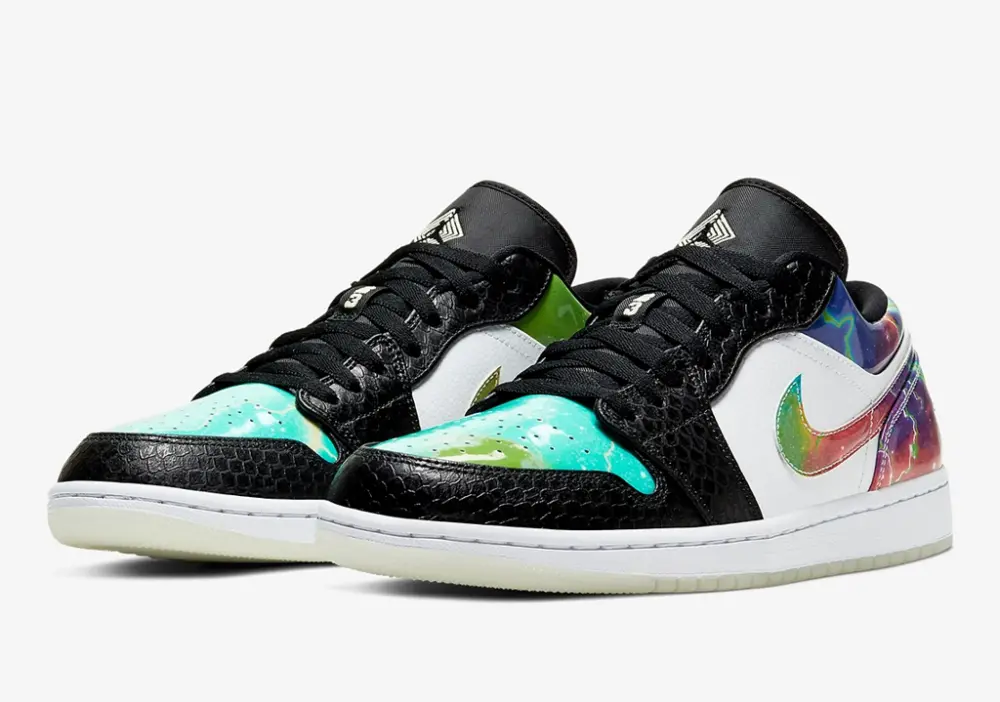 Alternative view of Giày Nike Air Jordan 1 Low 'Galaxy' CW7309-090