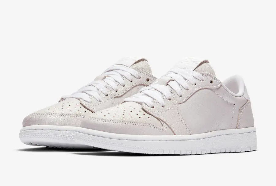 Giày Nike Wmns Air Jordan 1 Low NS 'Triple White' AH7232-100 - Ảnh 4