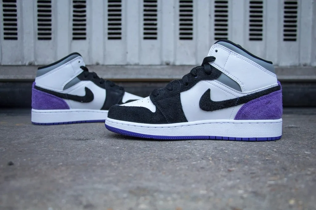 Giày Nike Air Jordan 1 Mid SE 'Purple' BQ6931-105 - Ảnh 6