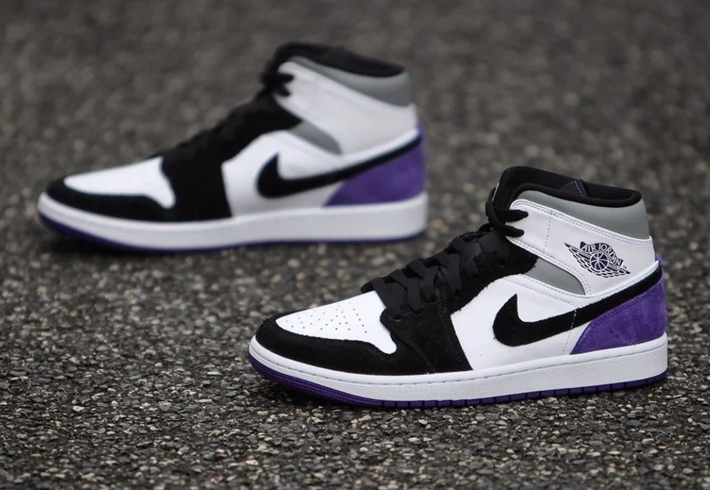 Giày Nike Air Jordan 1 Mid SE 'Purple' BQ6931-105 - Ảnh 4