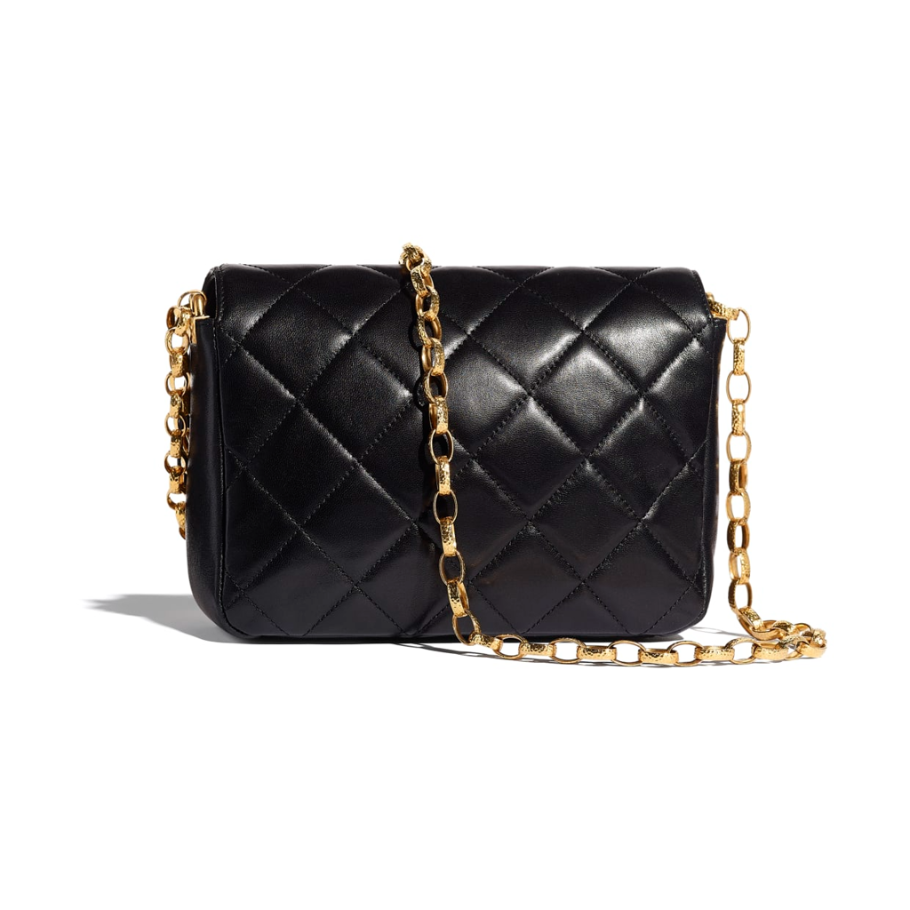 Túi Chanel Folding Bag Sheepskin 'Black' AS2222-B04424-94305 - Ảnh 3