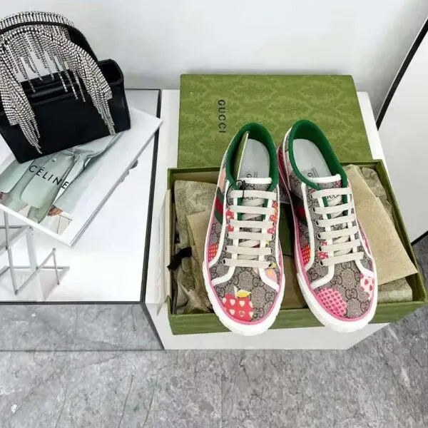 Giày Women's Gucci Les Pommes Sneaker 664212-22K10-8960 - Ảnh 5