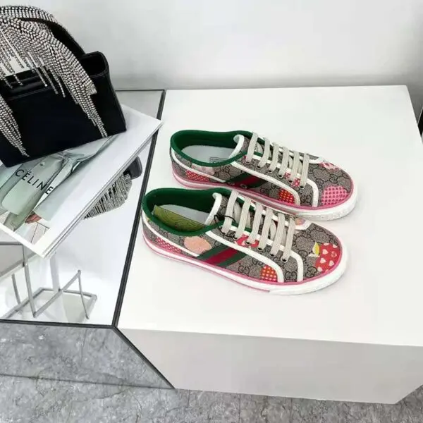 Giày Women's Gucci Les Pommes Sneaker 664212-22K10-8960 - Ảnh 4