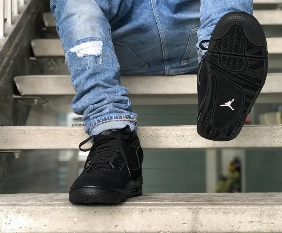 Giày Nike Air Jordan 4 Retro 'Black Cat' 2020 CU1110-010 - Ảnh 8
