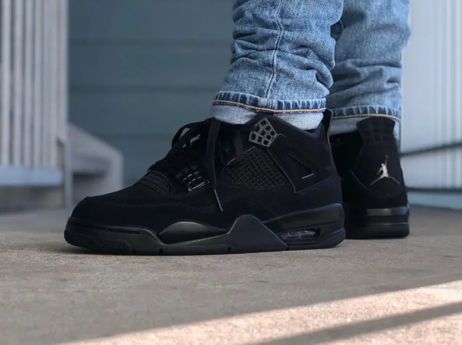 Giày Nike Air Jordan 4 Retro 'Black Cat' 2020 CU1110-010 - Ảnh 3