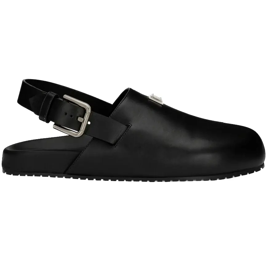 Dép Dolce & Gabbana Calfskin Mules 'Black' A80402AQ76580999