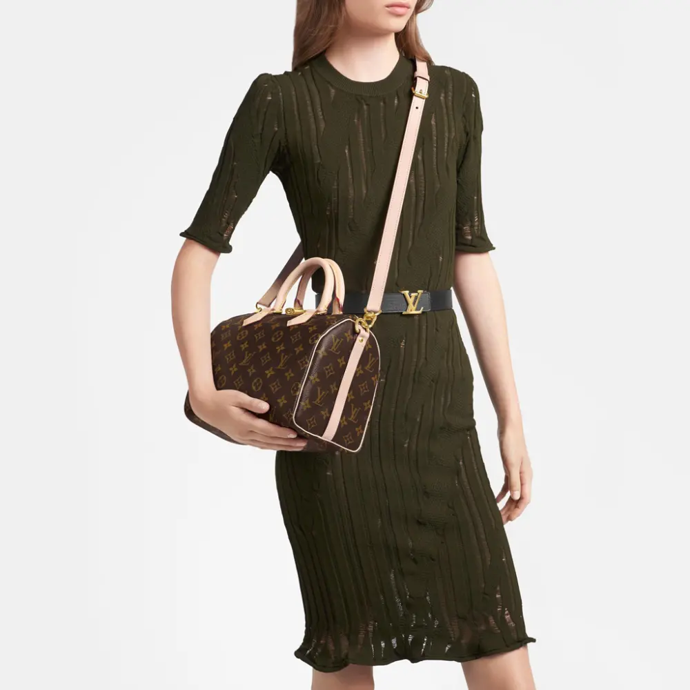 Túi Louis Vuitton Speedy Bandoulière 25 Monogram Handbag M41113 - Ảnh 4