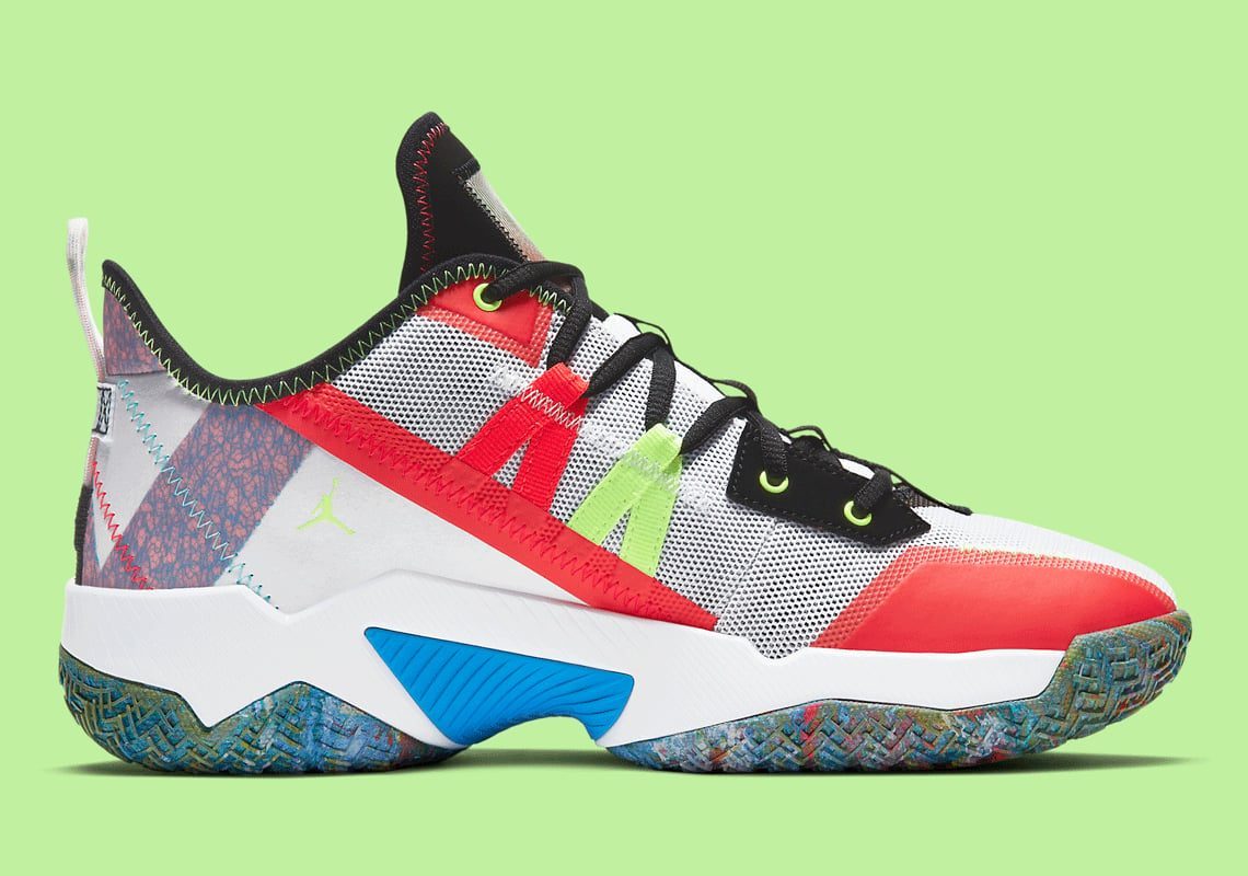 Giày Nike Jordan Westbrook One Take 2 PF 'White Multi' CW2458-101 - Ảnh 4