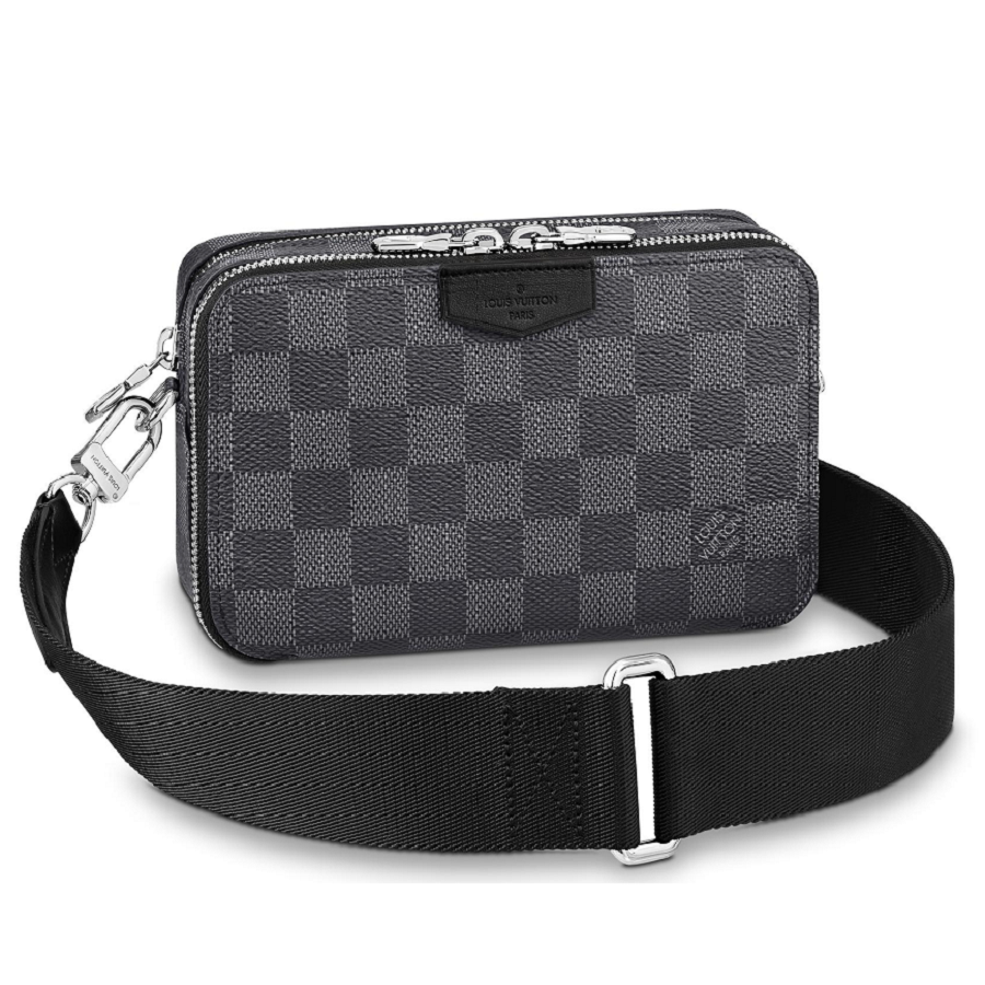 Túi Louis Vuitton Alpha Wearable Wallet 'Silver' N60418