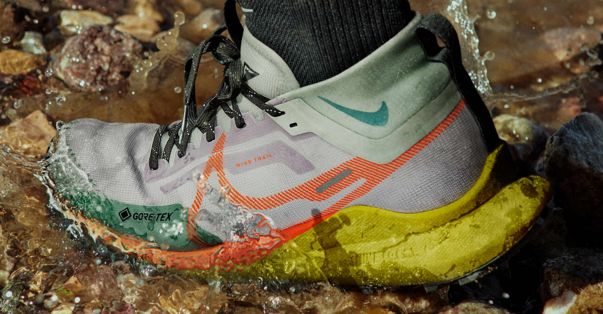 Giày Nike React Pegasus Trail 4 GORE-TEX 'Total Orange' DJ7926-500 - Ảnh 2