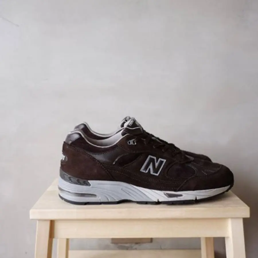 Giày New Balance 991 Made In England Dark Brown M991SDB - Ảnh 5