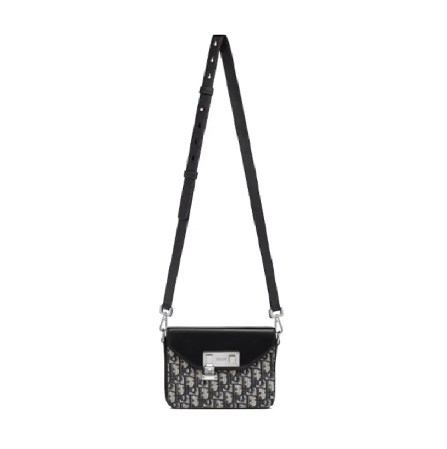 Túi Dior Messenger Pouch Oblique 'Beige Black 1LXPO214UCT-H28E