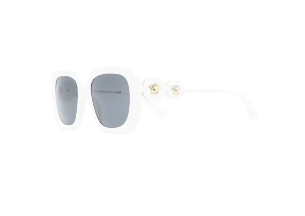 Kính Versace Square Sunglasses 'White' VE4434-314 - Ảnh 4