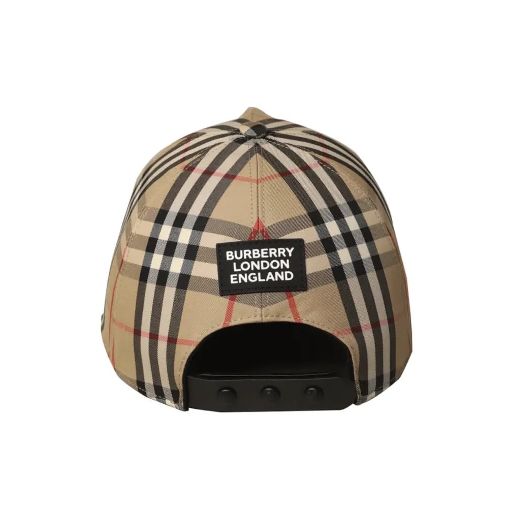 Alternative view of Mũ Burberry Vintage Check Baseball Cap 'Beige' 8026929
