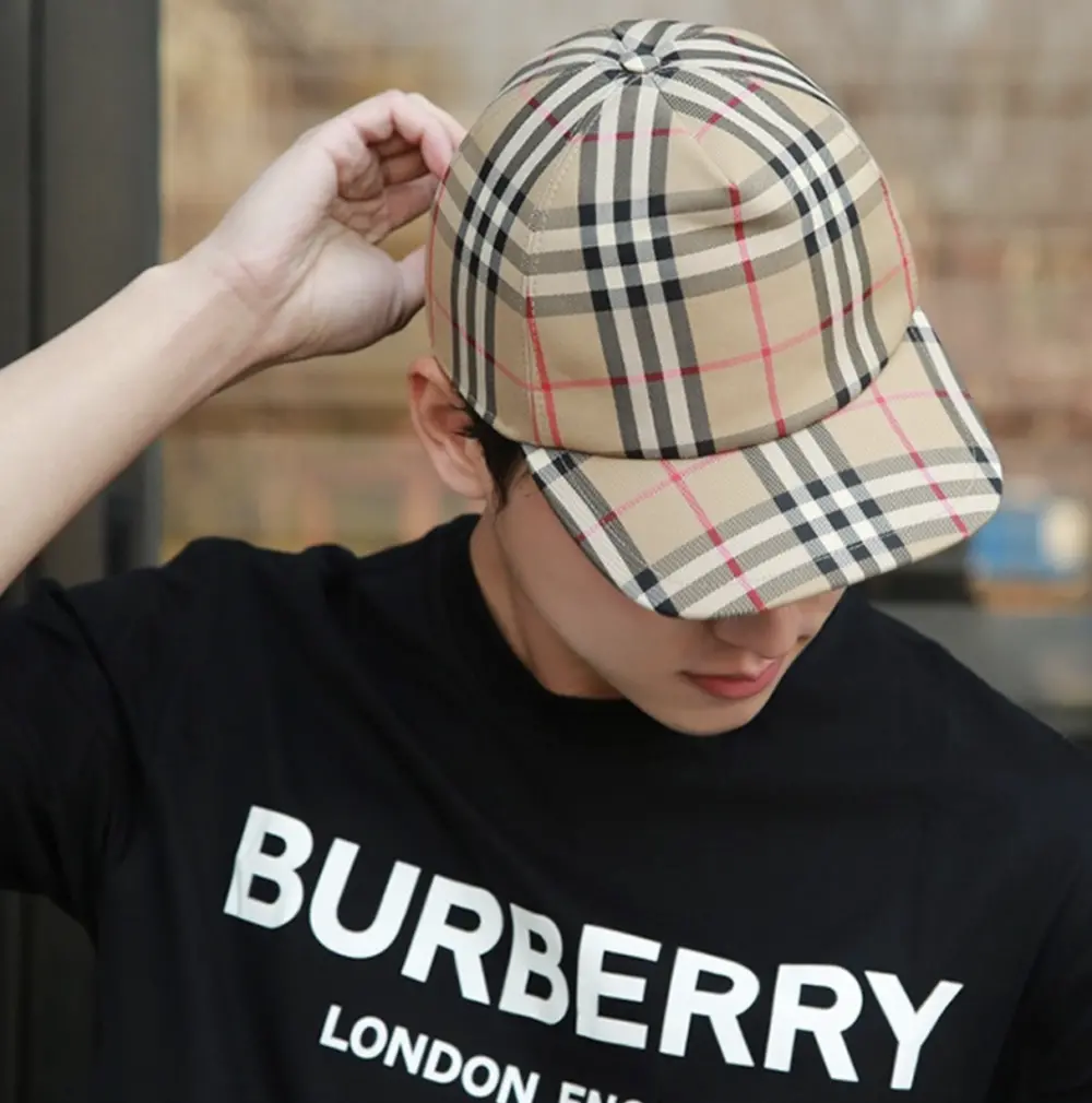 Mũ Burberry Vintage Check Baseball Cap 'Beige' 8026929 - Ảnh 4