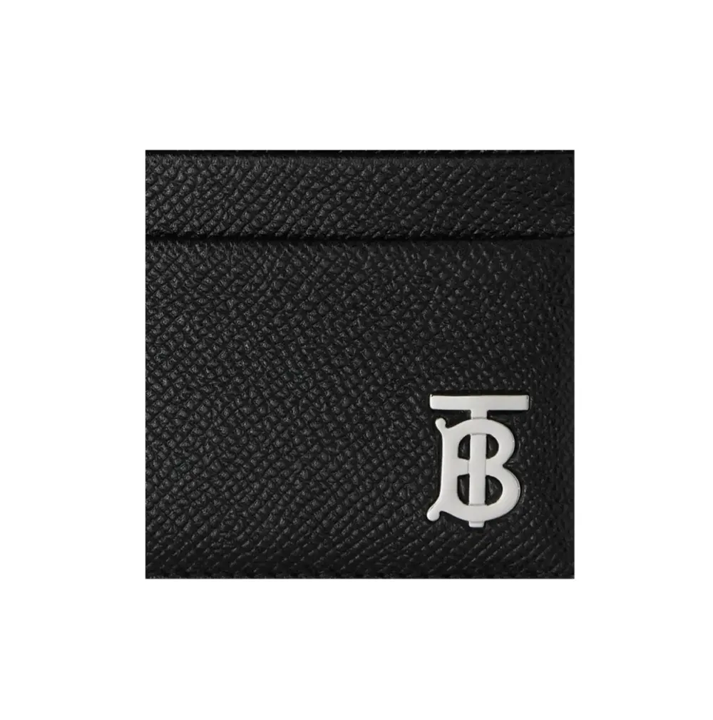 Alternative view of Ví Burberry Calfskin Blended Fabrics Logo 'Black' 80626621