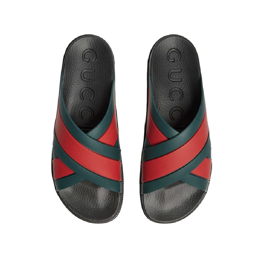 Dép Gucci Agrado Web Stripe Slide 'Black' 630326-J8700-8460 - Ảnh 2