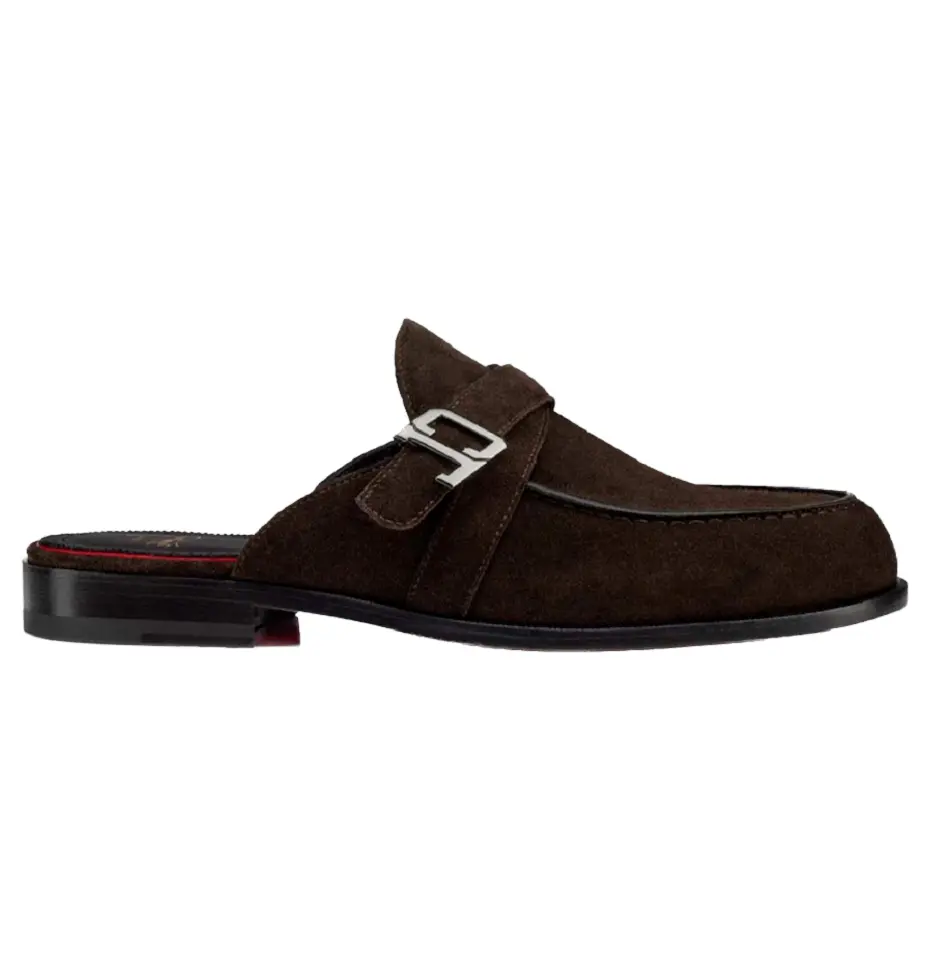 Giày Christian Louboutin Muloman 'Brown Calf' 3220329BW1E