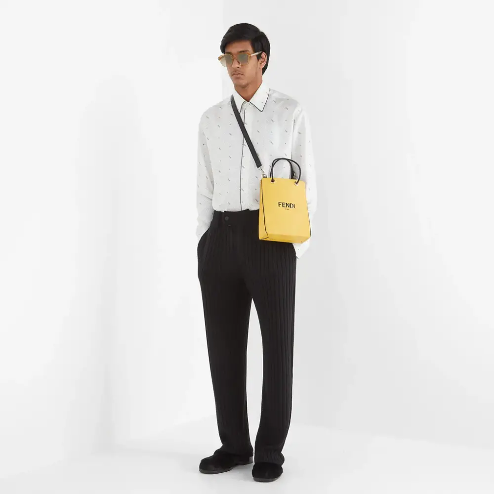 Túi Fendi 'Yellow Leather' 7VA512ADP6F1CIA - Ảnh 6