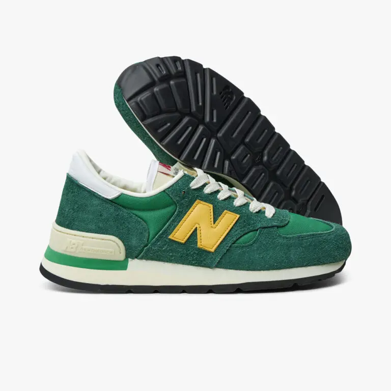 Alternative view of Giày New Balance 990v1 MiUSA ‘Green Gold’ M990GG1