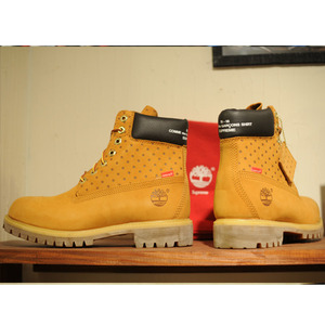 Giày Timberland Comme des Garçons x Supreme x 6 Inch 'Wheat' TB0A14MC - Ảnh 4