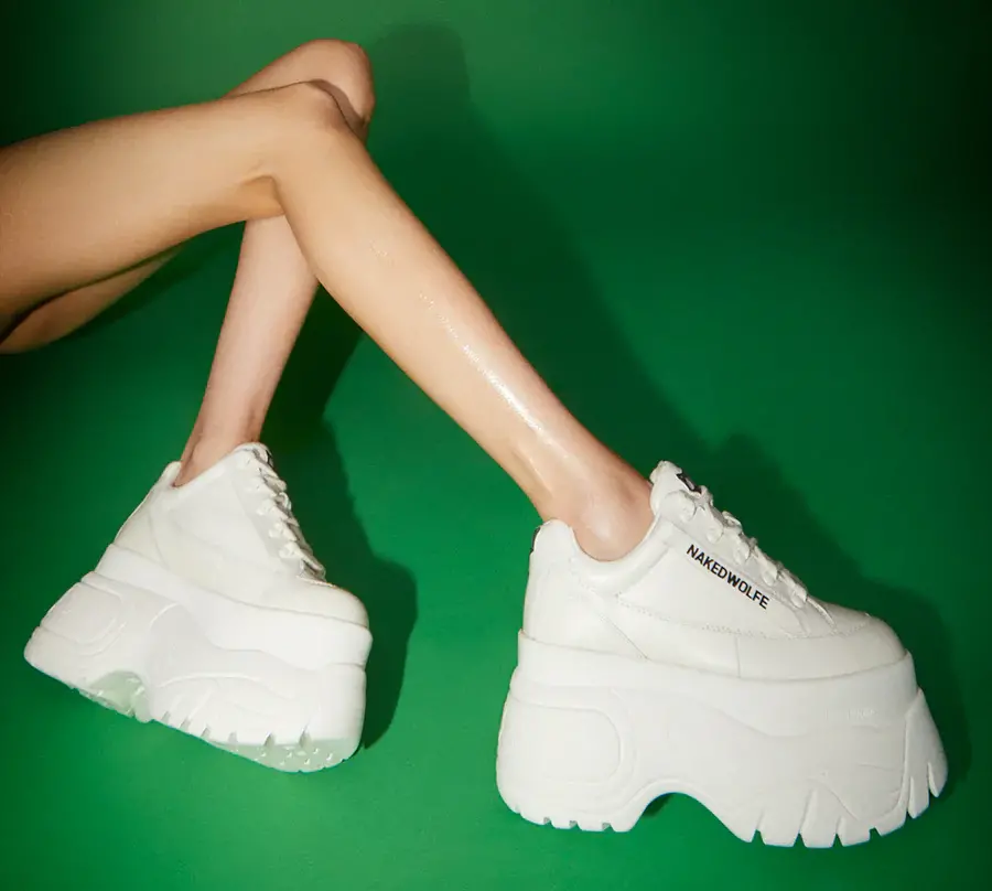 Giày Naked Wolfe SPRINTER LEATHER 'WHITE' - Ảnh 4