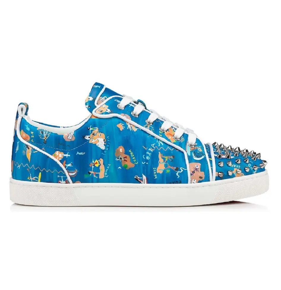 Giày Christian Louboutin Louis Junior Spikes 'Multicolour' 3220149J322