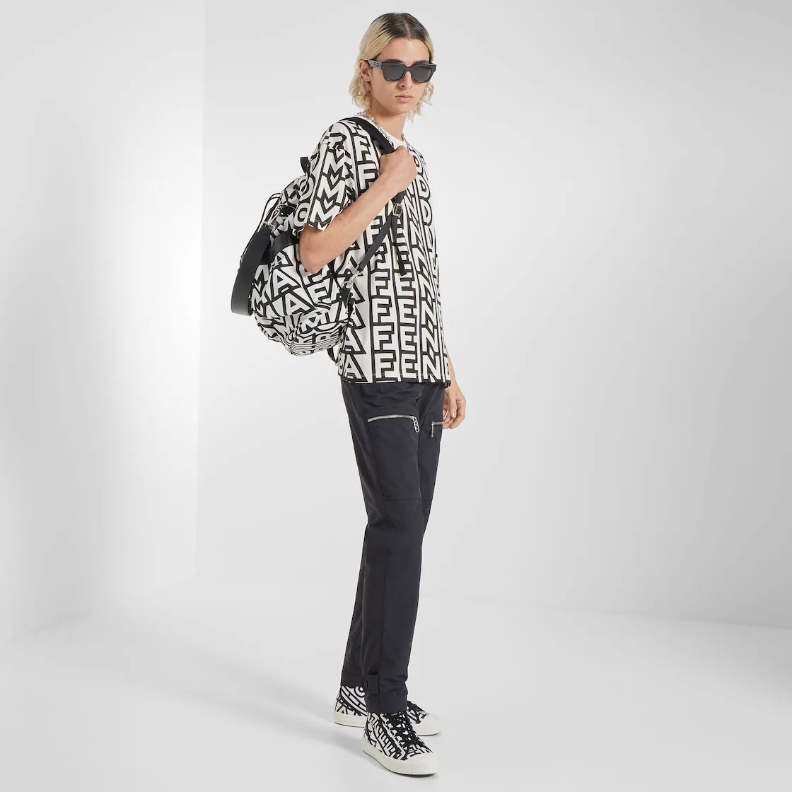 Giày Fendi High-Top Domino Marc Jacob 'Multicolor' 7E1570AM54F0Z8D - Ảnh 2