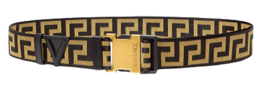 Thắt Lưng Versace Greca Ribbon Belt Black Gold DCU8577-DNAS68-2B15V