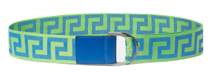Thắt Lưng Versace Greca Ribbon Belt Blue Green DCU8440-DNASGV-2G54E