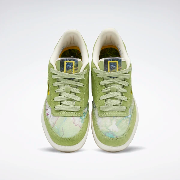 Giày Reebok Club C 'National Geographic Guard Green' GY6168 - Ảnh 2