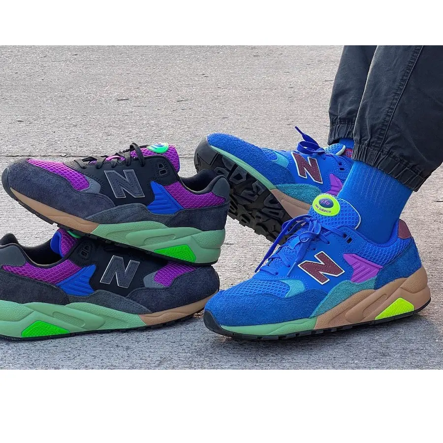 Giày New Balance 580 'Blue Multi-Color Gum' MT580HSB - Ảnh 3