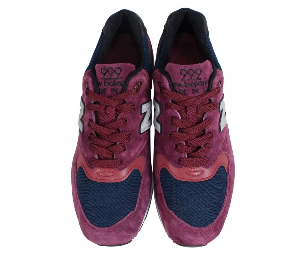 Giày New Balance 999 Made in USA 'Burgundy Navy' M999JTA - Ảnh 3