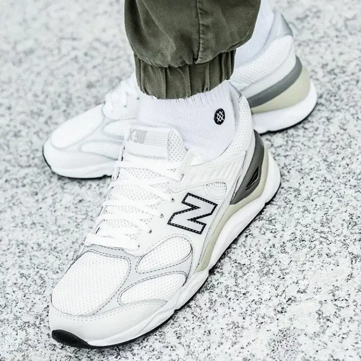 Giày New Balance X-90 Low Tops Sports Shoe White D Wide MSX90RPD - Ảnh 6