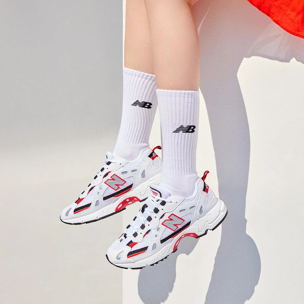 Giày New Balance 452 'White Black Red' ML827AAB - Ảnh 5