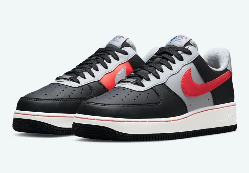 Alternative view of Giày Nike x NBA Air Force 1 '07 LV8 "Chile Red" DC8874-001