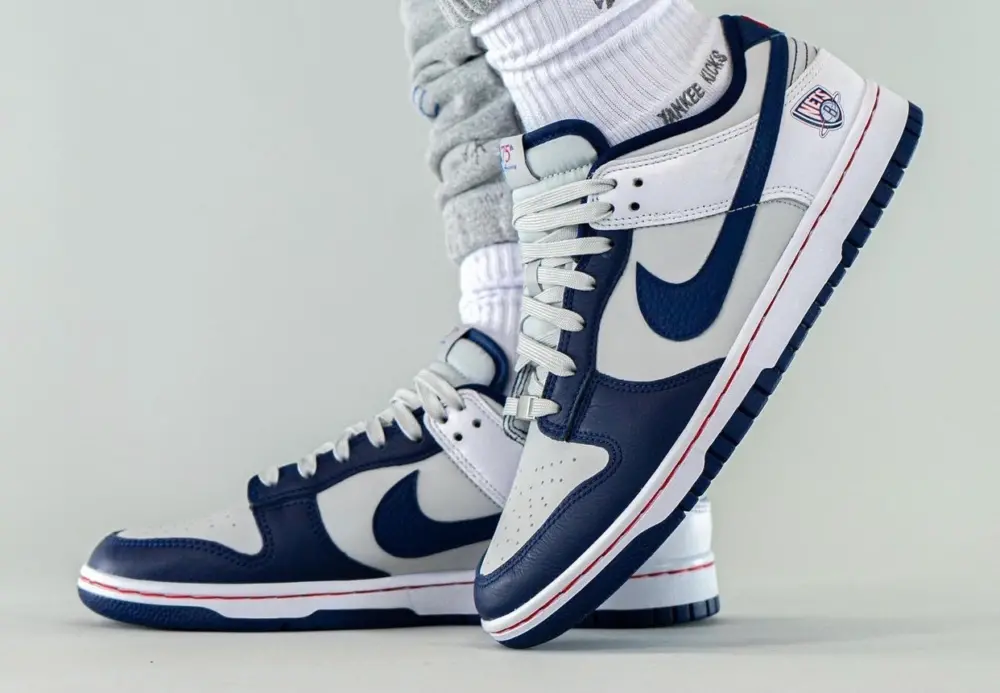 Giày Nike NBA x Dunk Low EMB '75th Anniversary Nets' DD3363-001 - Ảnh 6