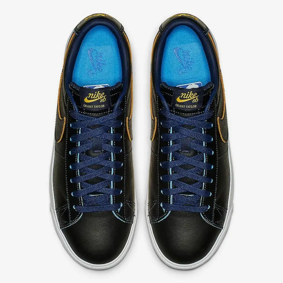 Giày Nike SB Zoom Blazer Low GT NBA Warriors BQ6389-001 - Ảnh 5