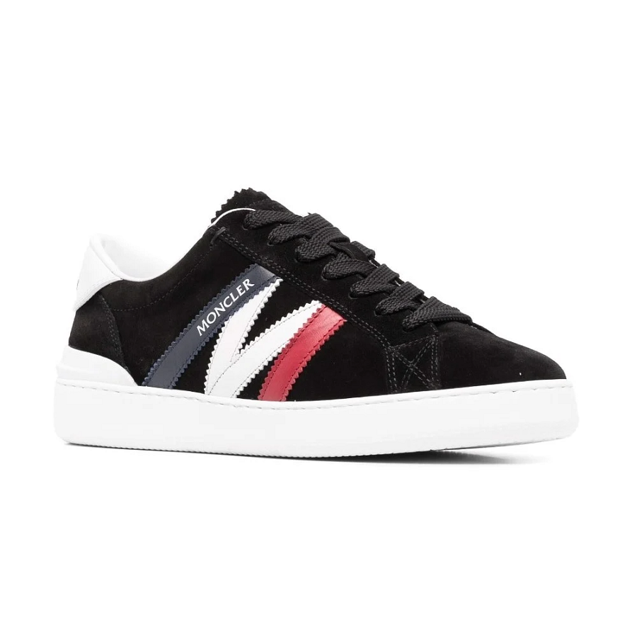 Giày Moncler Monaco M Trainers 'Black White' I109A4M00290M3126P90 - Ảnh 4