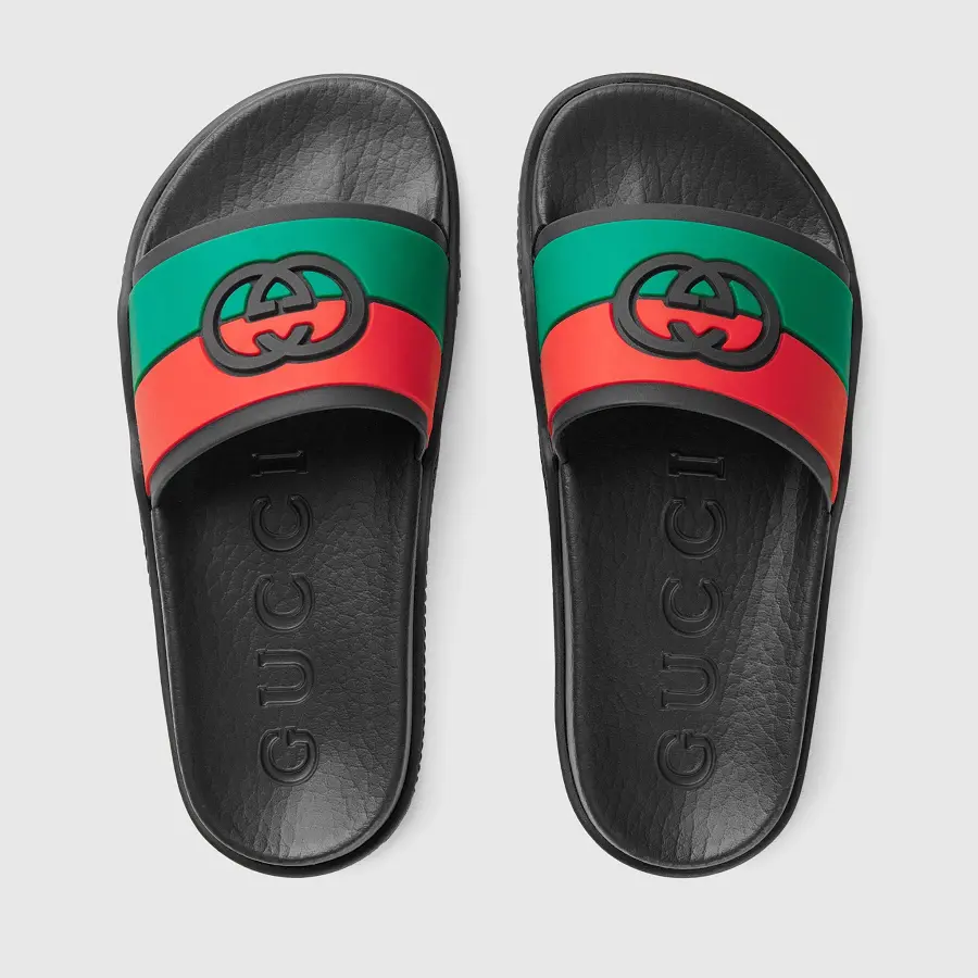 Alternative view of Dép Gucci Interlocking G Slide 'Black' 681330-JFA00-8815