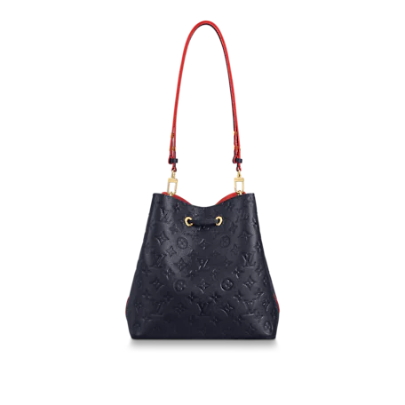 Túi Louis Vuitton Neonoe MM Monogram Empreinte 'Navy Blue Red' M45306 - Ảnh 5