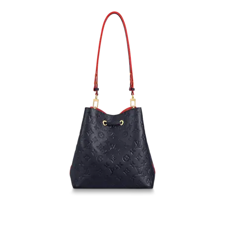 Túi Louis Vuitton Neonoe MM Monogram Empreinte 'Navy Blue Red' M45306 - Ảnh 5