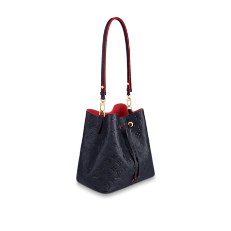 Túi Louis Vuitton Neonoe MM Monogram Empreinte 'Navy Blue Red' M45306 - Ảnh 3