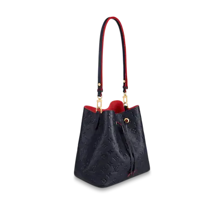 Túi Louis Vuitton Neonoe MM Monogram Empreinte 'Navy Blue Red' M45306 - Ảnh 3