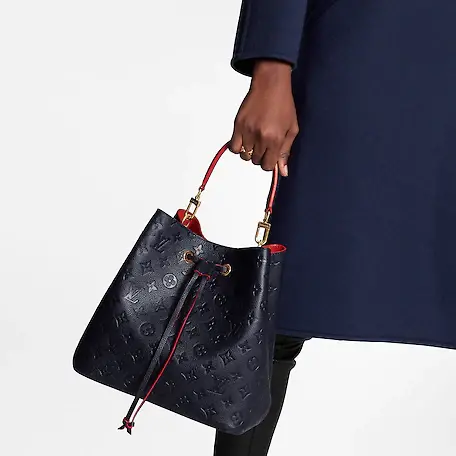 Alternative view of Túi Louis Vuitton Neonoe MM Monogram Empreinte 'Navy Blue Red' M45306